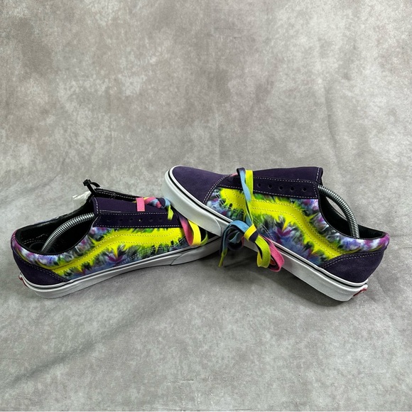 Vans Old Skool Tie Dye Mysterioso Sneaker Shoes Size Men 10.5 Skateboard Suede - Picture 5 of 9